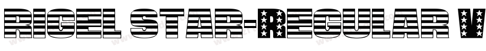 rigel star-Regular V字体转换